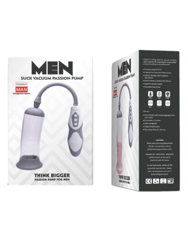 Pompe à pénis Passion Handle 20 x 5.5cm