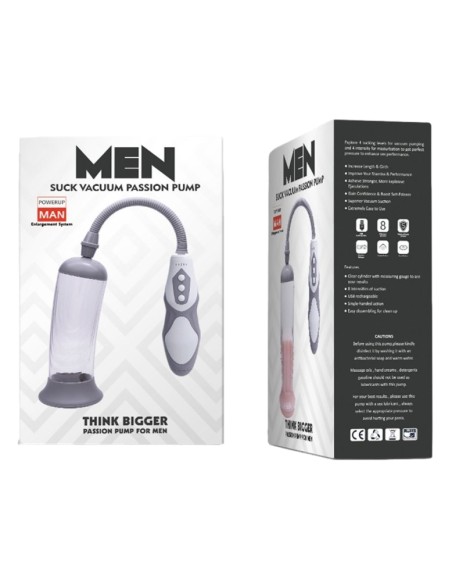 Pompe à pénis Passion Handle 20 x 5.5cm