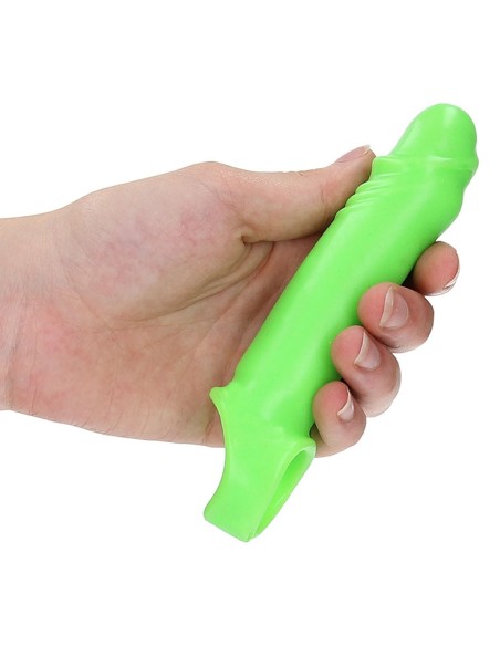 Gaine de pénis phosphorescente Thin Glow 11 x 3cm