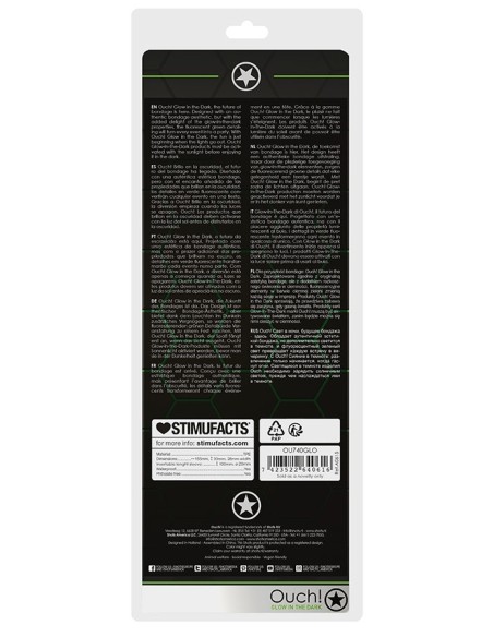 Gaine de pénis phosphorescente Thin Glow 11 x 3cm