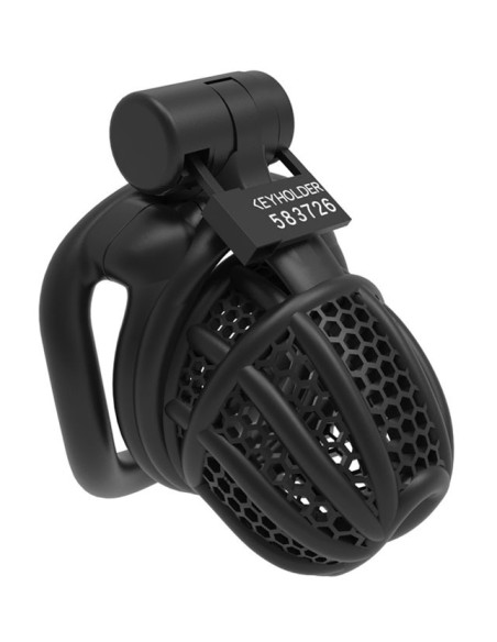 Cage de chasteté Combia 6.5 x 3.3cm Noir