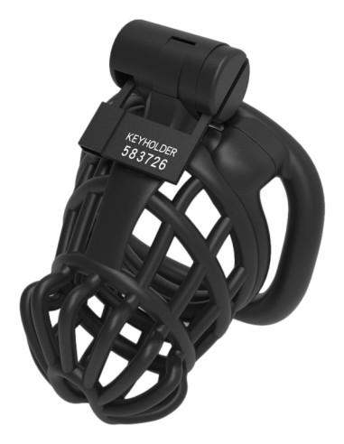 Cage de chasteté Keima 7.5 x 3.6cm Noir
