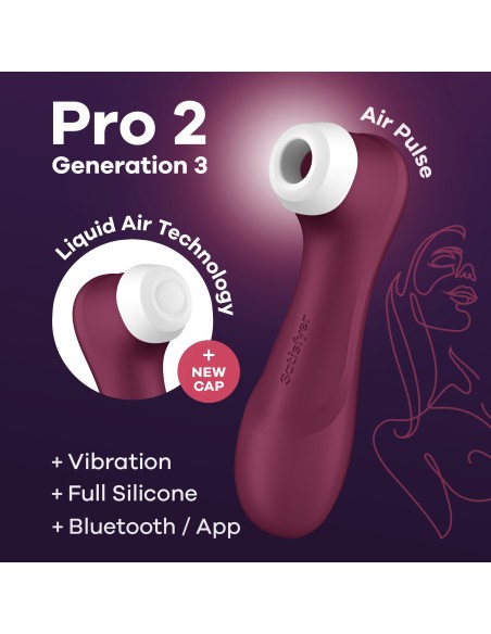 Stimulateur connecté Satisfyer Pro 2 Génération 3 Stimulateur connecté Satisfyer Pro 2 Génération 3