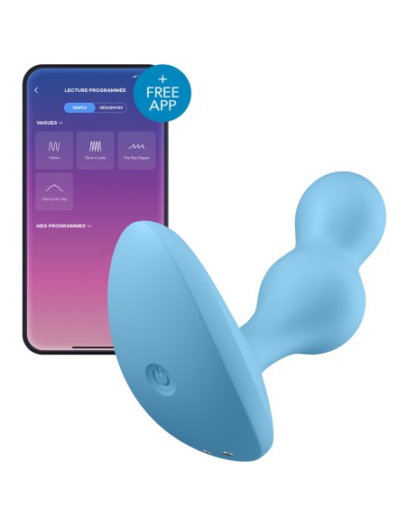 Plug vibrant connecté Deep Diver Satisfyer 9 x 3.2cm