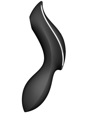 Stimulateur de clitoris Curvy Trinity 2 Satisfyer Noir
