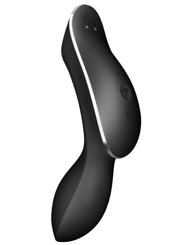 Stimulateur de clitoris Curvy Trinity 2 Satisfyer Noir