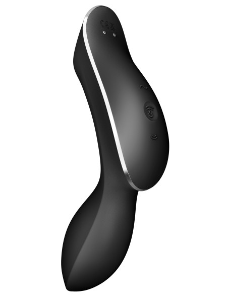 Stimulateur de clitoris Curvy Trinity 2 Satisfyer Noir