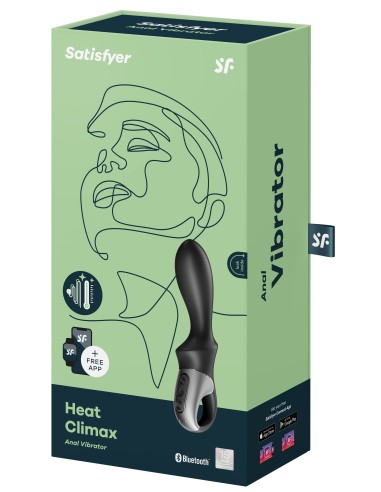 Gode vibrant avec poignée Heat Climax Satisfyer 11 x 3.5cm