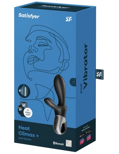 Stimulateur de prostate connecté Heat Climax + Satisfyer 11 x 3.5cm