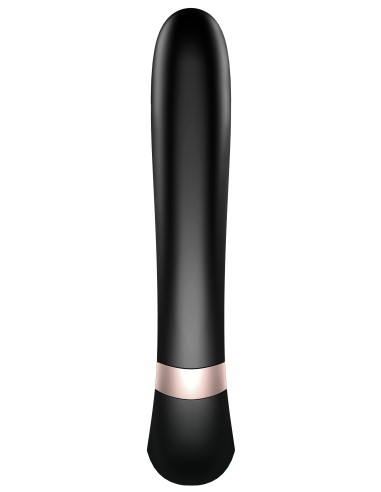 Stimulateur Point G connecté Heat Wave Satisfyer 14 x 3.5cm Noir