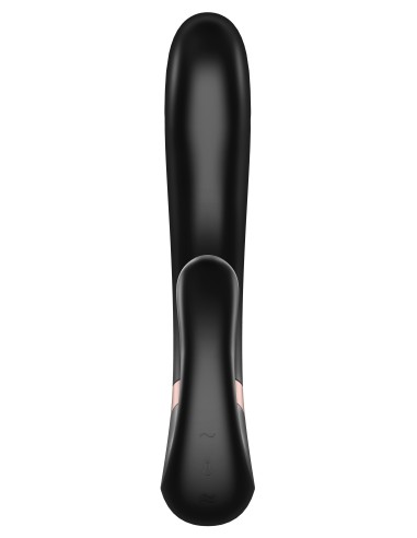 Stimulateur Point G connecté Heat Wave Satisfyer 14 x 3.5cm Noir