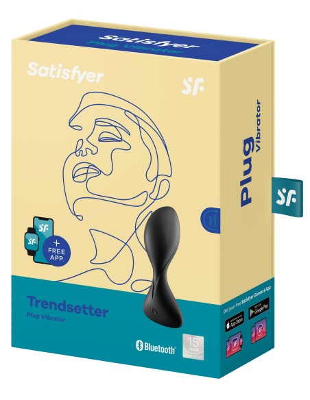 Plug vibrant connecté Trendsetter Satisfyer 7 x 3.5cm