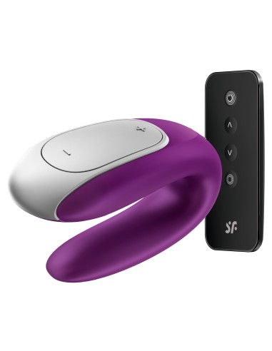 Double stimulateur connecté Double Fun Satisfyer Violet