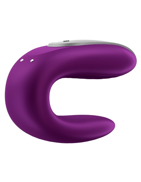Double stimulateur connecté Double Fun Satisfyer Violet