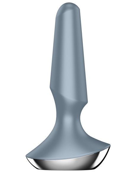 Plug anal vibrant connecté Ilicious 2 Satisfyer 10 x 3cm Gris