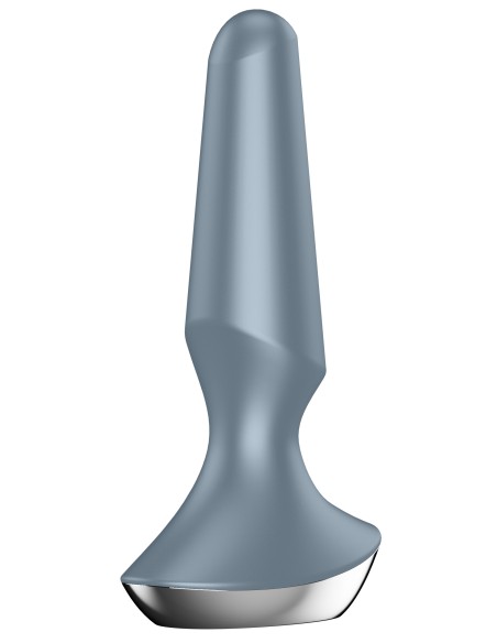 Plug anal vibrant connecté Ilicious 2 Satisfyer 10 x 3cm Gris