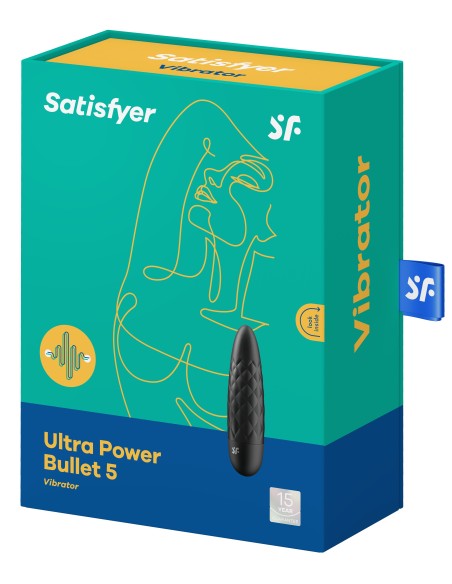 Stimulateur de clitoris Ultra Power Bullet 5 Satisfyer Noir