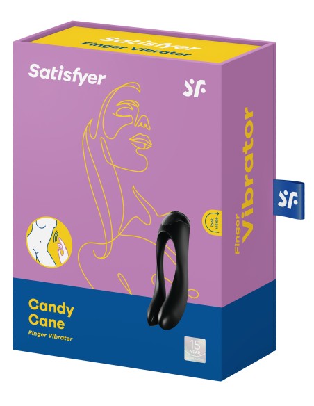 Vibromasseur polyvalent Candy Cane Satisfyer 11cm Vibromasseur polyvalent Candy Cane Satisfyer 11cm