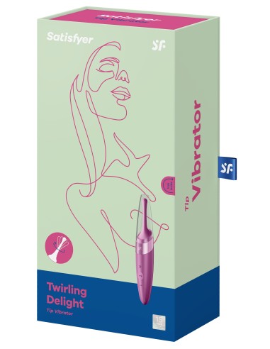 Stimulateur Twirling Delight Satisfyer 17cm Violet