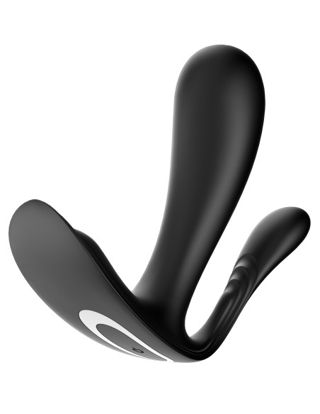 Stimulateur connecté Top Secret+ Satisfyer 9 x 3cm Noir Stimulateur connecté Top Secret+ Satisfyer 9 x 3cm Noir