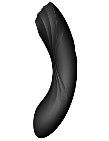 Stimulateur de clitoris Curvy Trinity 4 Satisfyer Noir
