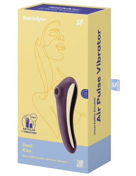 Stimulateur de clitoris Dual Kiss Satisfyer Stimulateur de clitoris Dual Kiss Satisfyer