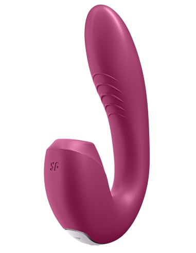 Stimulateur de clitoris connecté Sunray Satisfyer Framboise