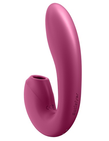 Stimulateur de clitoris connecté Sunray Satisfyer Framboise