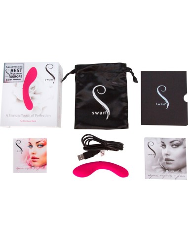 Mini Vibro Swan 12cm Rose