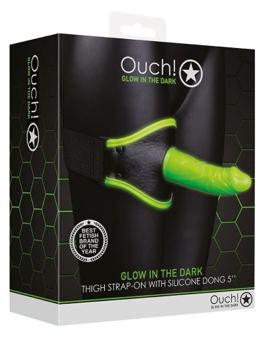 Gode-ceinture phosphorescent pour Cuisse Glow 13 x 3.8cm