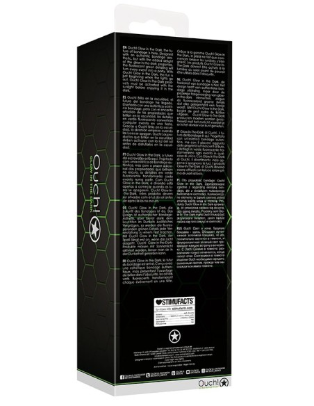 Pompe à pénis phosphorescente Glow Elite 20 x 5.5cm