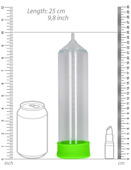 Pompe à pénis phosphorescente Glow Comfort 20 x 5.5cm