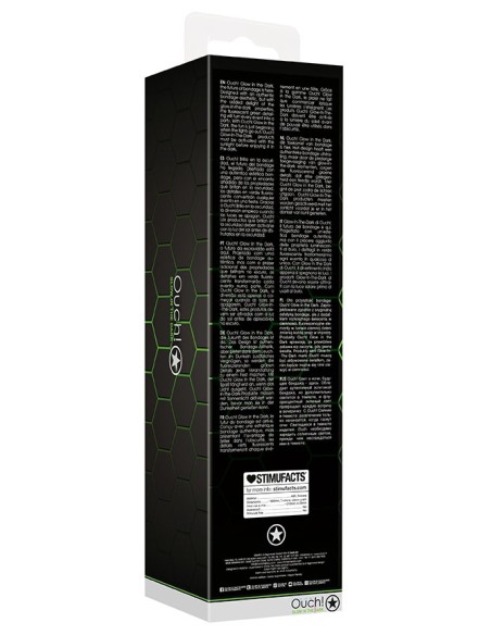 Pompe à pénis phosphorescente Glow Comfort 20 x 5.5cm