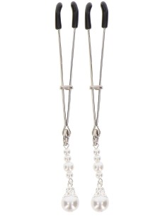 Pince-tétons Tweezers Pearls Taboom Argentées
