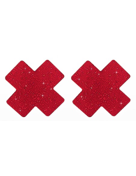 Cache-seins adhésifs X Cover Taboom Rouges