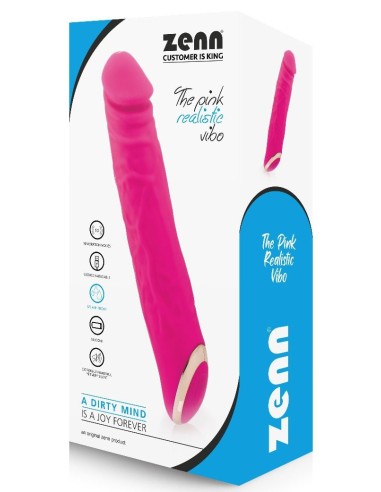 Gode vibrant The Pink 17 x 3.6cm Rose