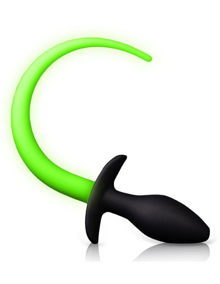Plug Queue de chien phosphorescente Glow Tail 8 x 3.2cm Plug Queue de chien phosphorescente Glow Tail 8 x 3.2cm