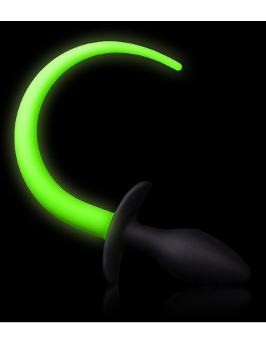 Plug Queue de chien phosphorescente Glow Tail 8 x 3.2cm