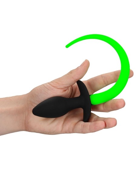 Plug Queue de chien phosphorescente Glow Tail 8 x 3.2cm Plug Queue de chien phosphorescente Glow Tail 8 x 3.2cm
