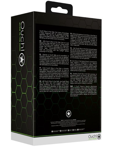 Singlet phosphorescent Body Glow Noir-Vert Néon