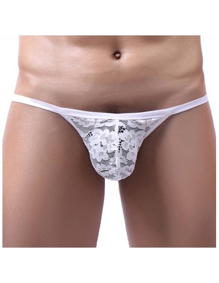 String Dentelle Osta Blanc String Dentelle Osta Blanc