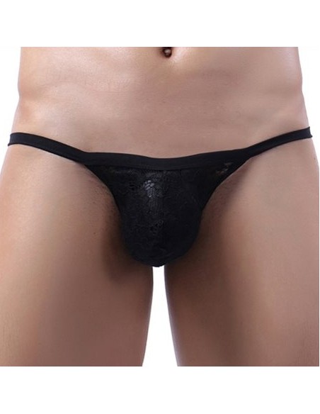 String Dentelle Osta Noir String Dentelle Osta Noir