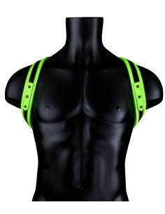 Harnais phosphorescent Sling Glow Noir-Vert Néon