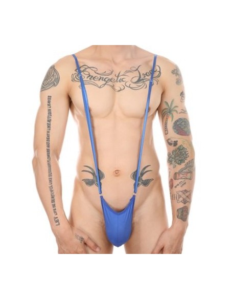 Singlet fin Strappia Bleu