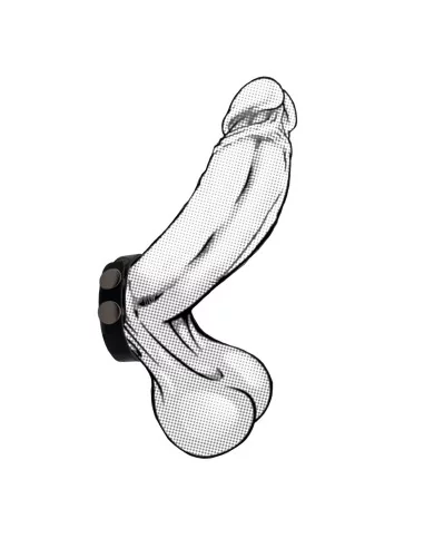 Cock Strap en silicone Noir