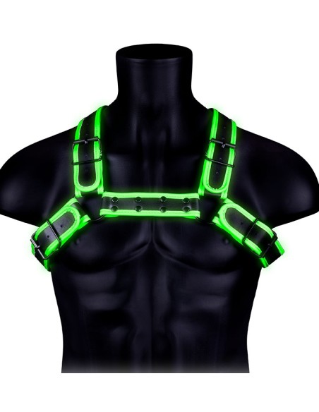 Harnais phosphorescent Glow Buckle Noir Harnais phosphorescent Glow Buckle Noir