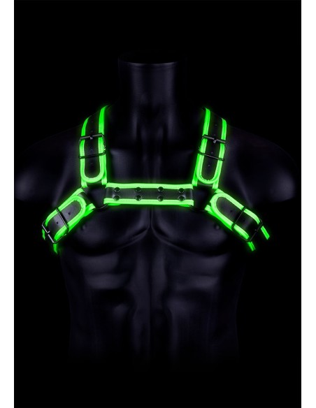 Harnais phosphorescent Glow Buckle Noir Harnais phosphorescent Glow Buckle Noir