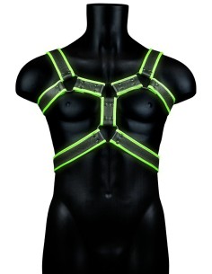 Harnais phosphorescent Glow Body Noir