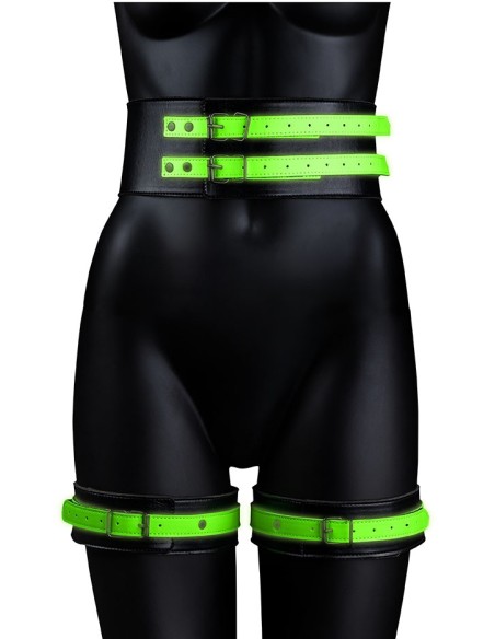 Kit SM Ceinture et Menottes phosphorescentes Glow Restraint Kit SM Ceinture et Menottes phosphorescentes Glow Restraint