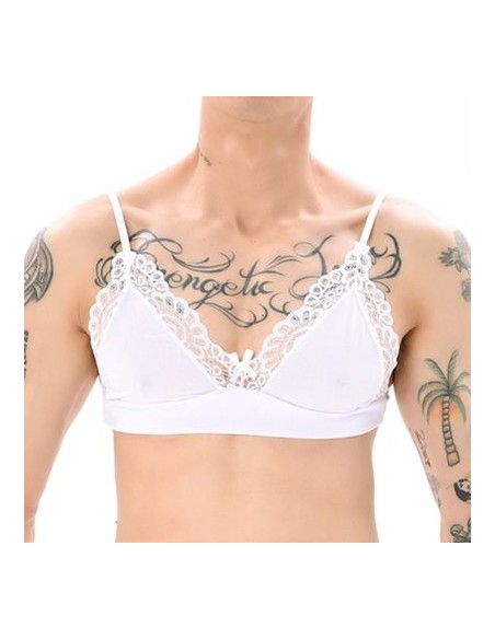 Soutien-Gorge Lace Border Blanc
